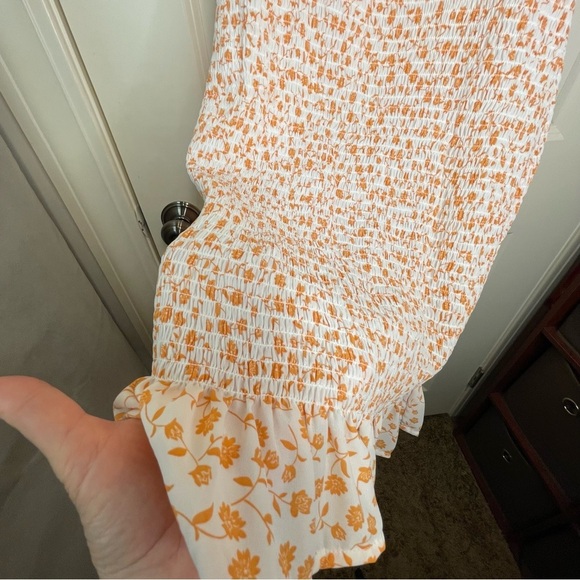 Love Tree Smocked Floral Bodycon Mini Dress 4760DY - Picture 15 of 17